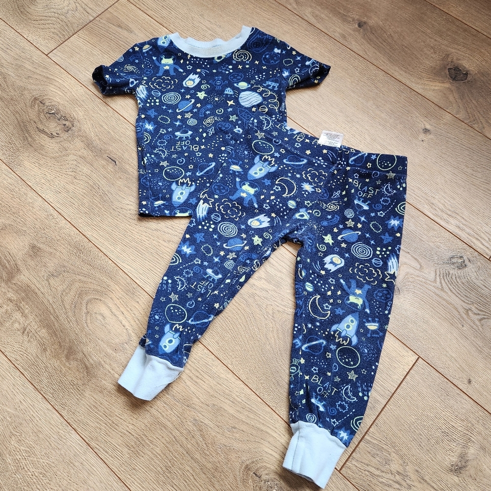 Boys 2t Space Pajama Set